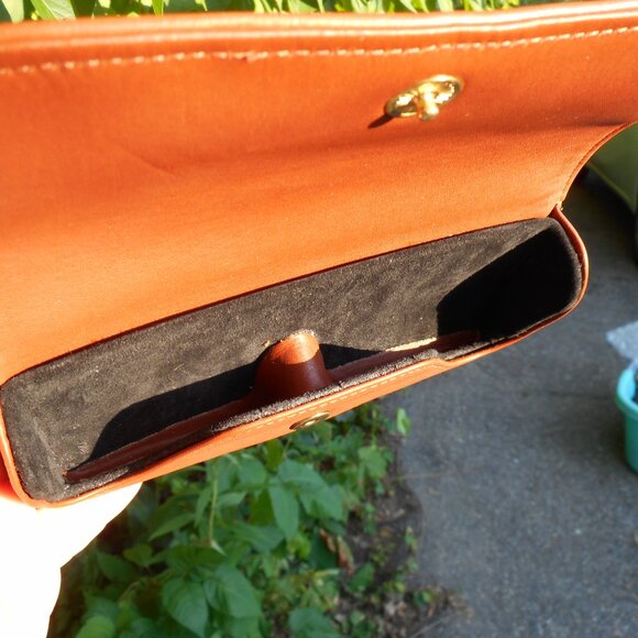 *SOLD* Vintage Coach  Hard  Eyeglasses Case New in British Tan, 7243 - Picture 7 of 7